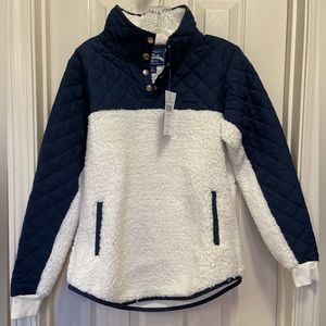 Lauren James Quilted Pullover NWT